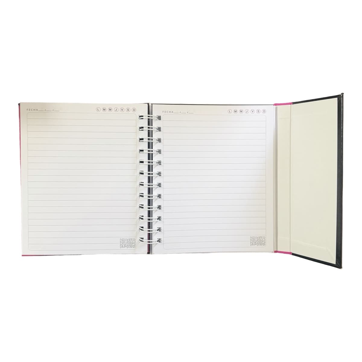 Libreta Tapa Dura Kpop Demon Hunters Espiral Lateral