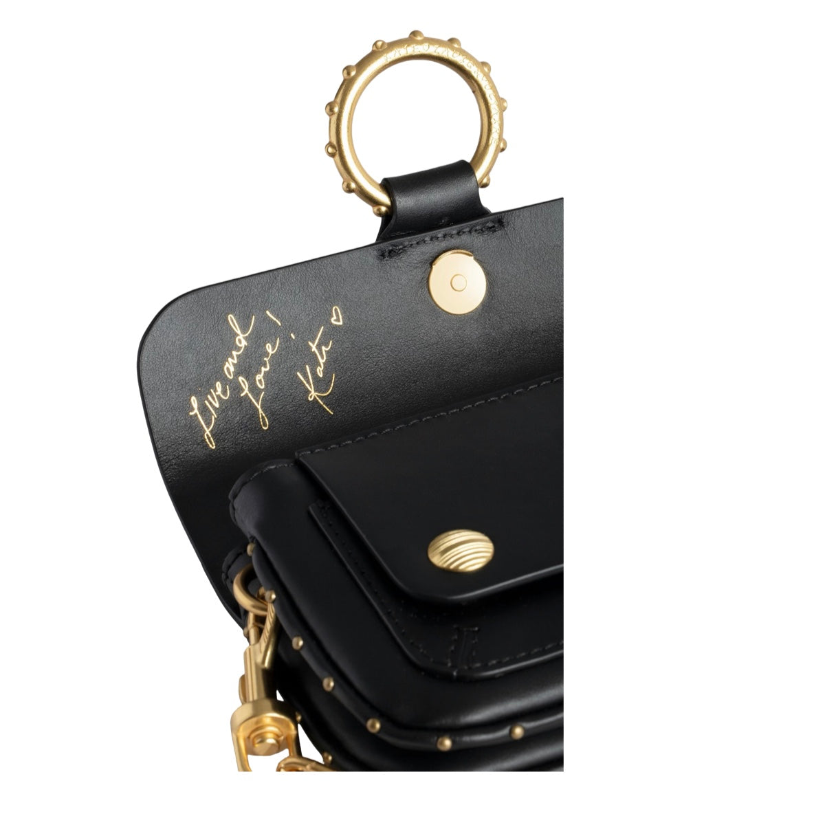 Bolsa Crossbody Mini Zadig Voltaire Kate Wallet Negra