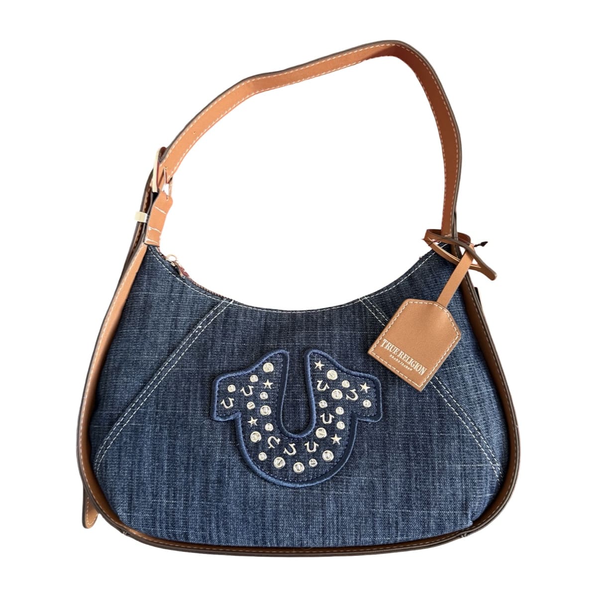 Bolsa Shoulder True Religion Azul