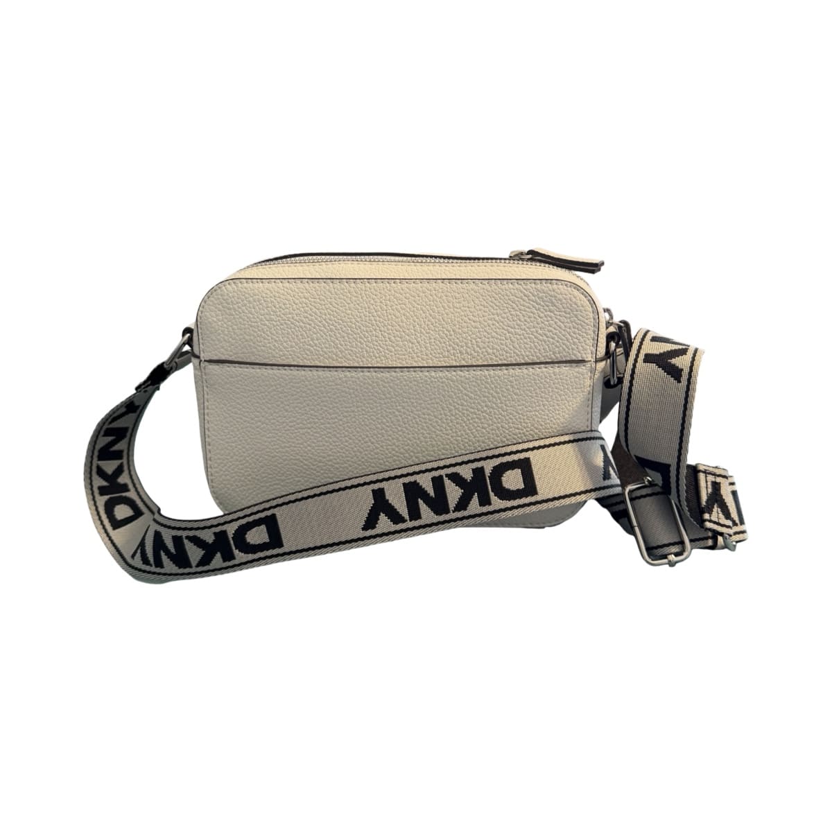 Bolsa Crossbody DKNY Blanca Cadena Negra