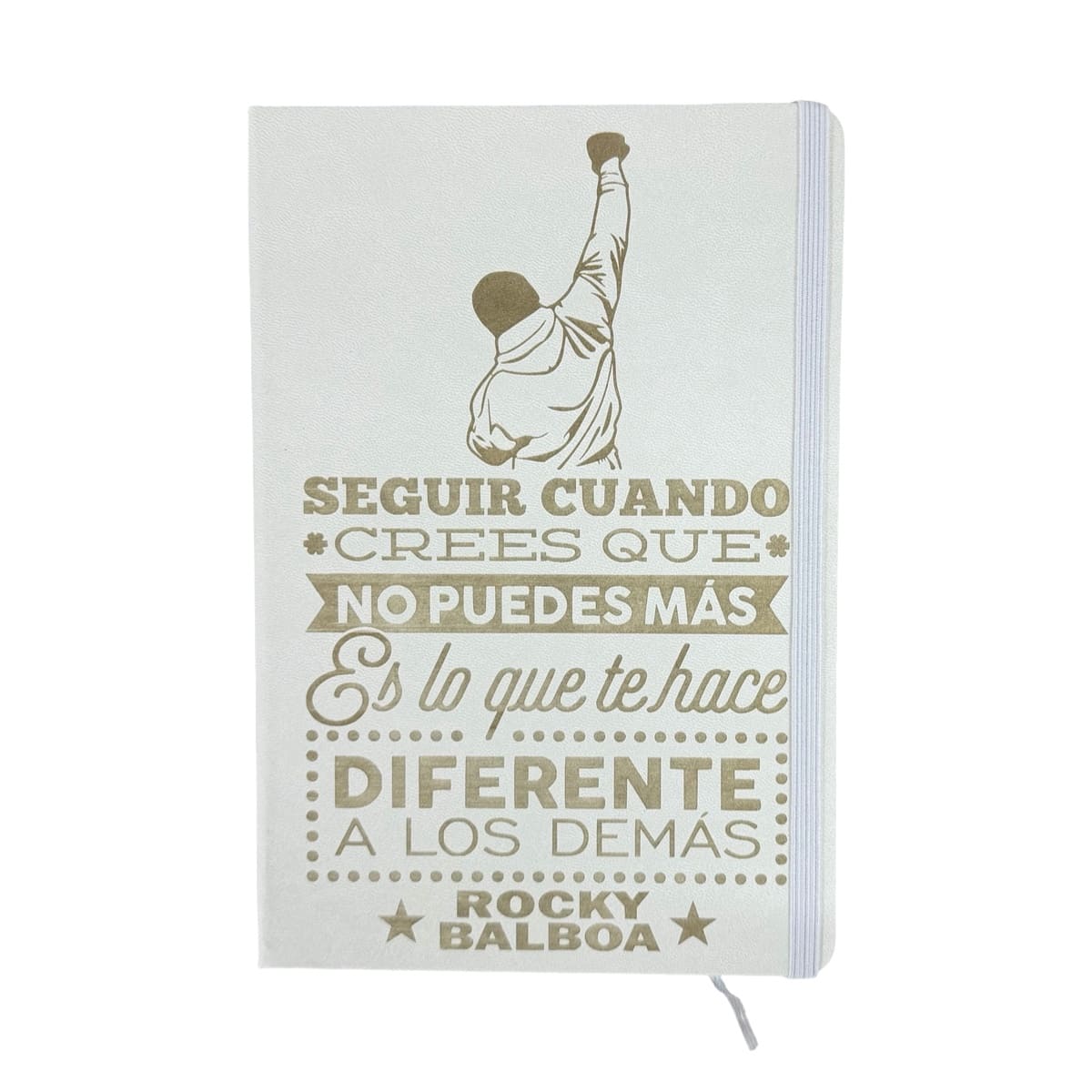 Libreta Pasta Dura Rocky Blanco