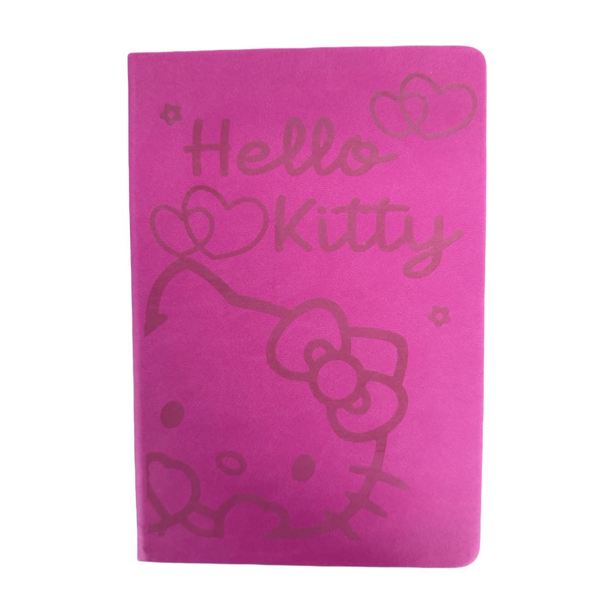 Set De 2 Libretas Pasta Dura Hello Kitty Rosa Y Morado