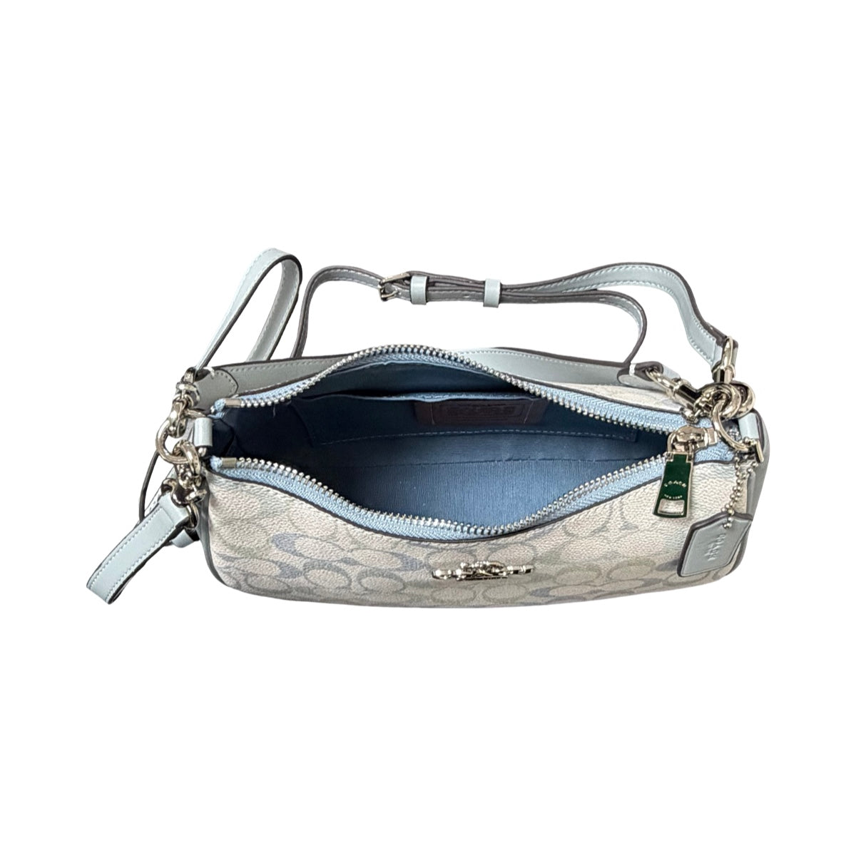 Bolsa Crossbody Coach Teri Blue Grey Azul