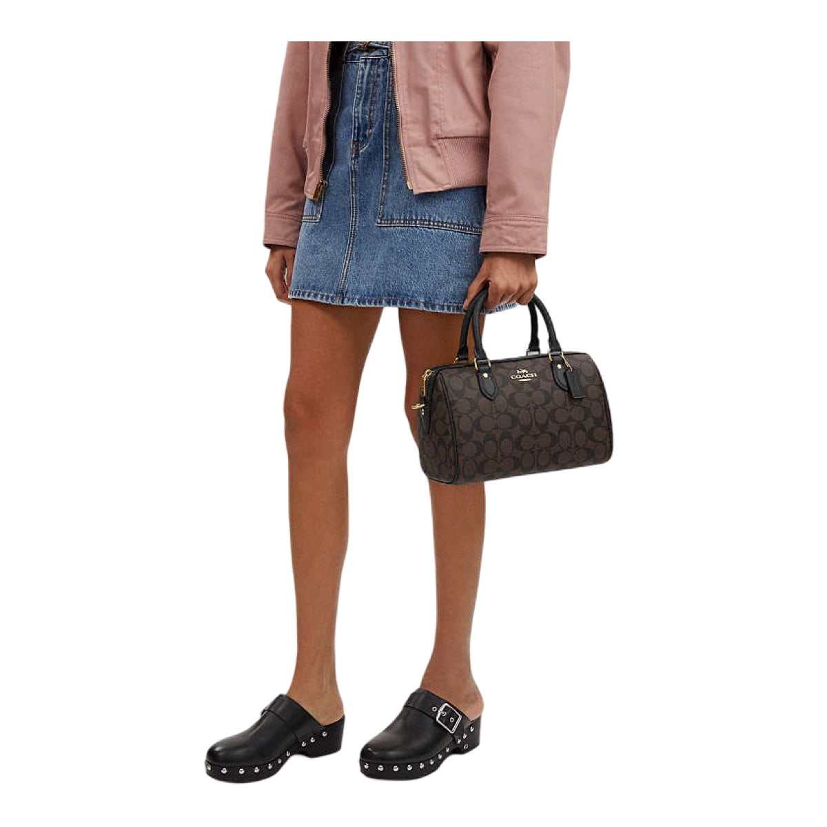 olsa Satchel Coach Rowan Café Monogram