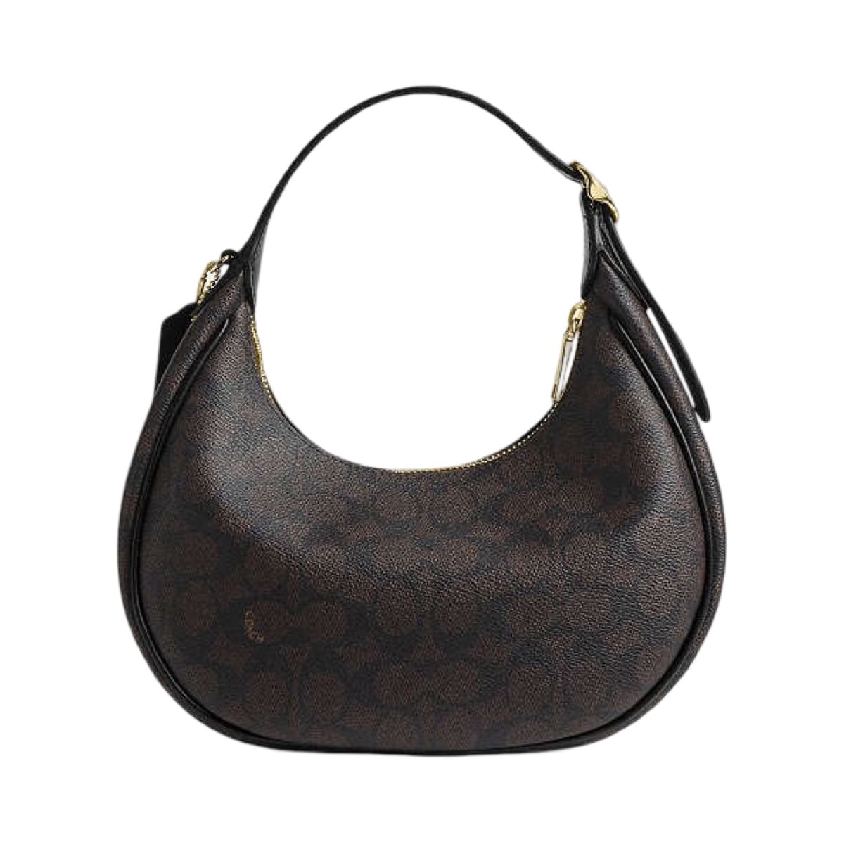 Bolsa Shoulder Coach Emily Café Monogram