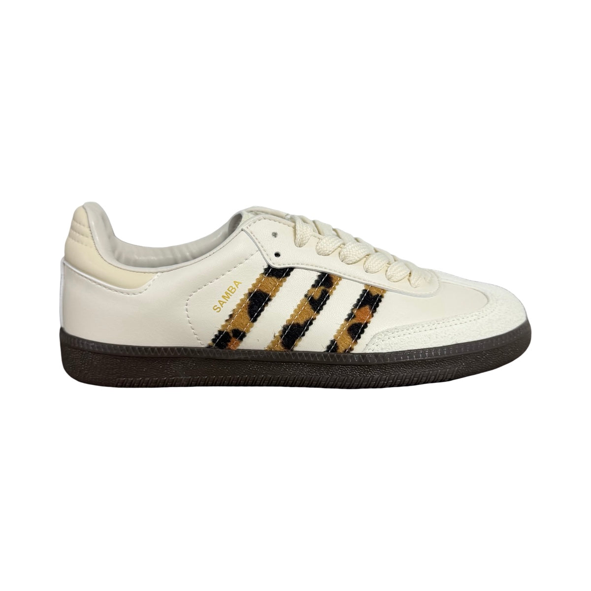 Tenis Adidas Samba OG Cream White Leopard Para Mujer