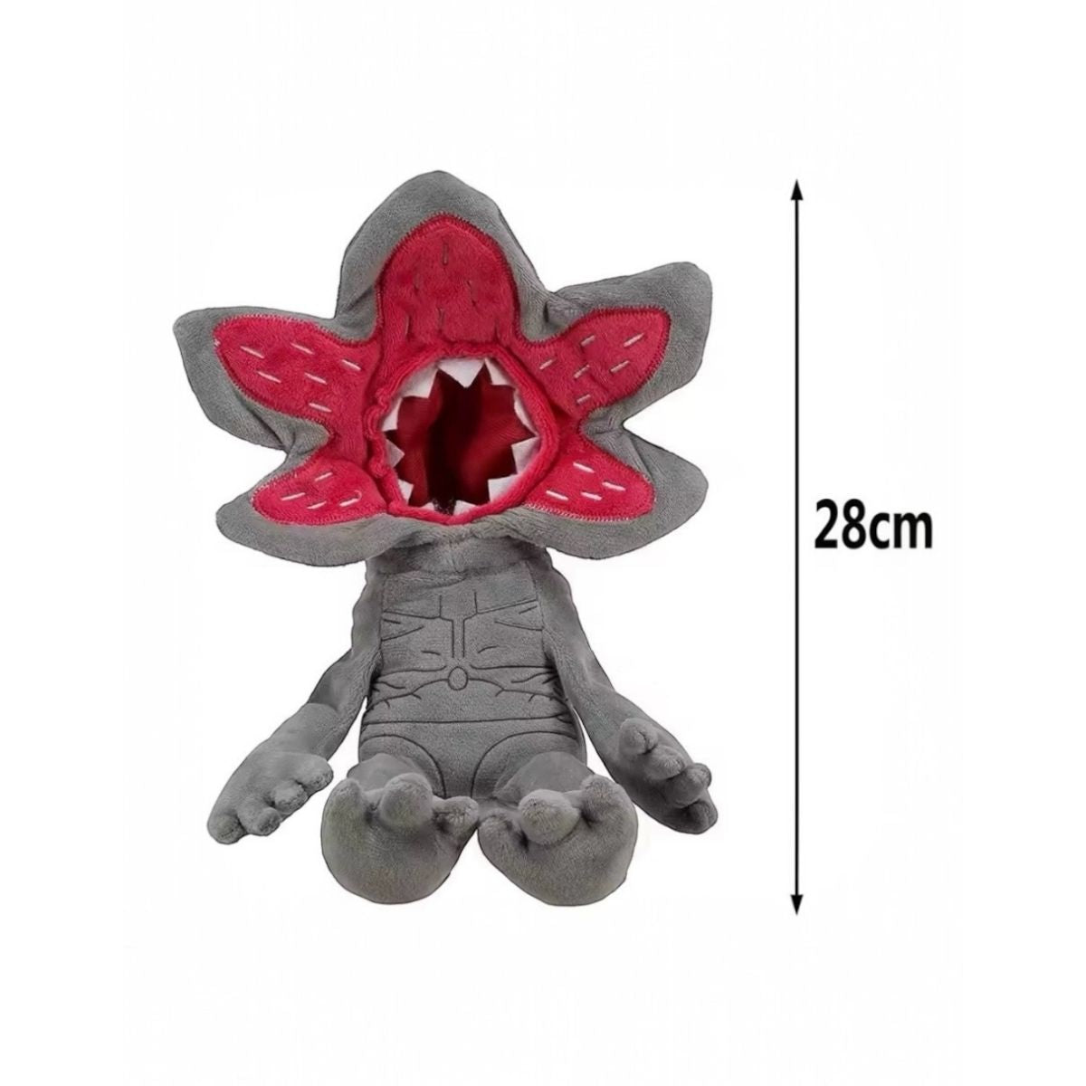 Muñeco De Peluche Demogorgon Stranger Things Color Gris