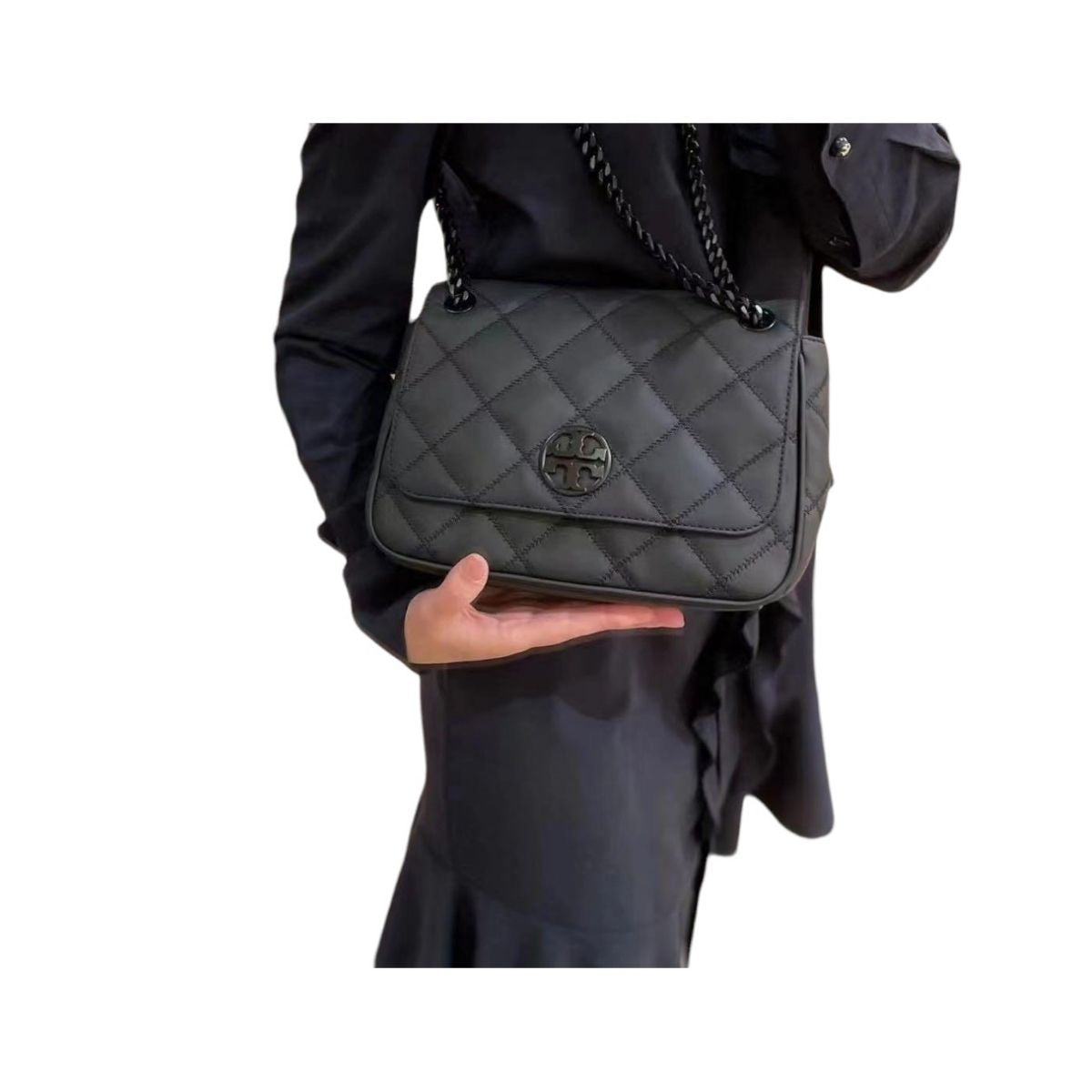 Bolsa Crossbody Tory Burch Wila Color Negro