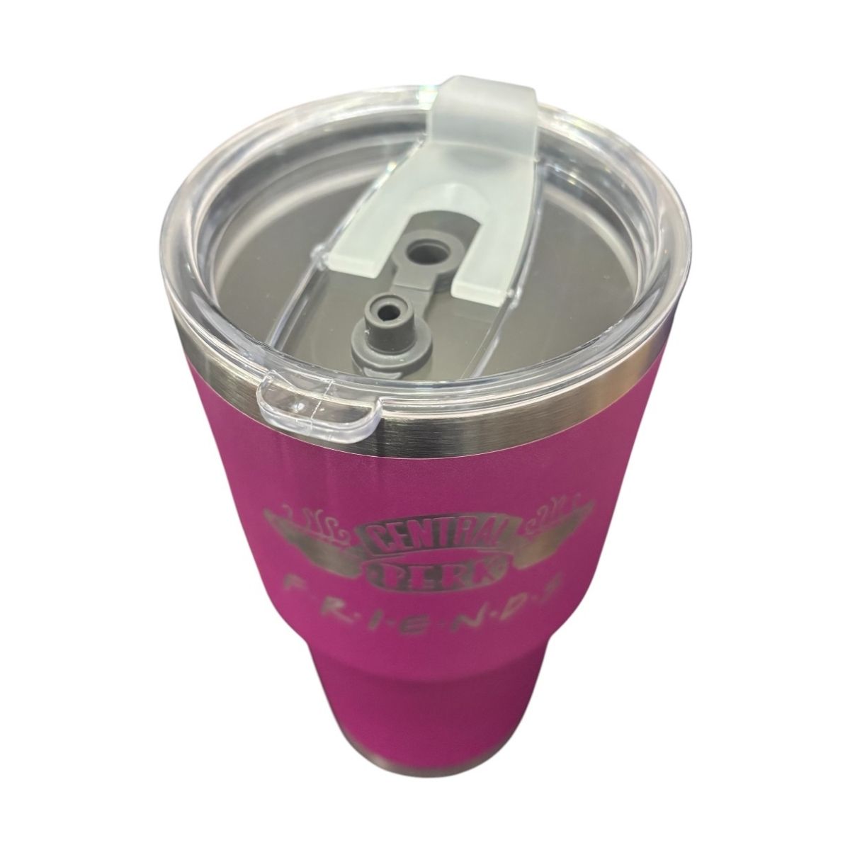 Termo De Acero Inoxidable Macarena Brand Color Púrpura Friends 887 Mililitros