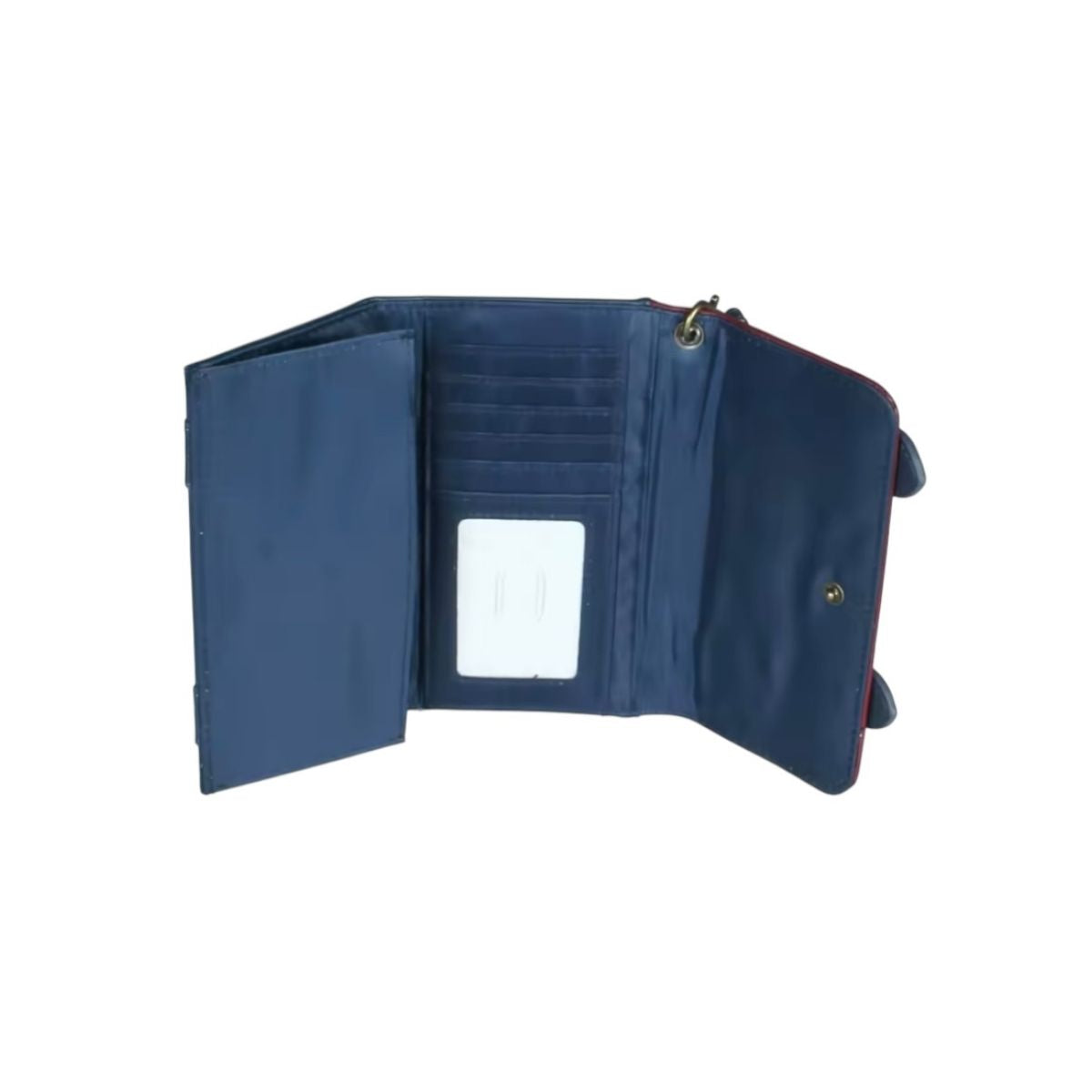 Cartera para Mujer Wonder Woman Color Rojo con Azul