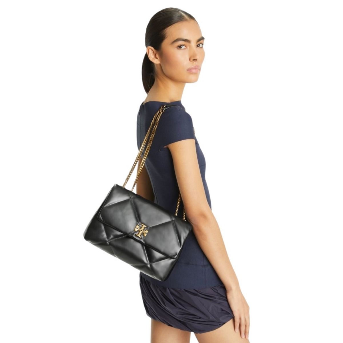 Bolsa Crossbody Tory Burch Kira Color Negro