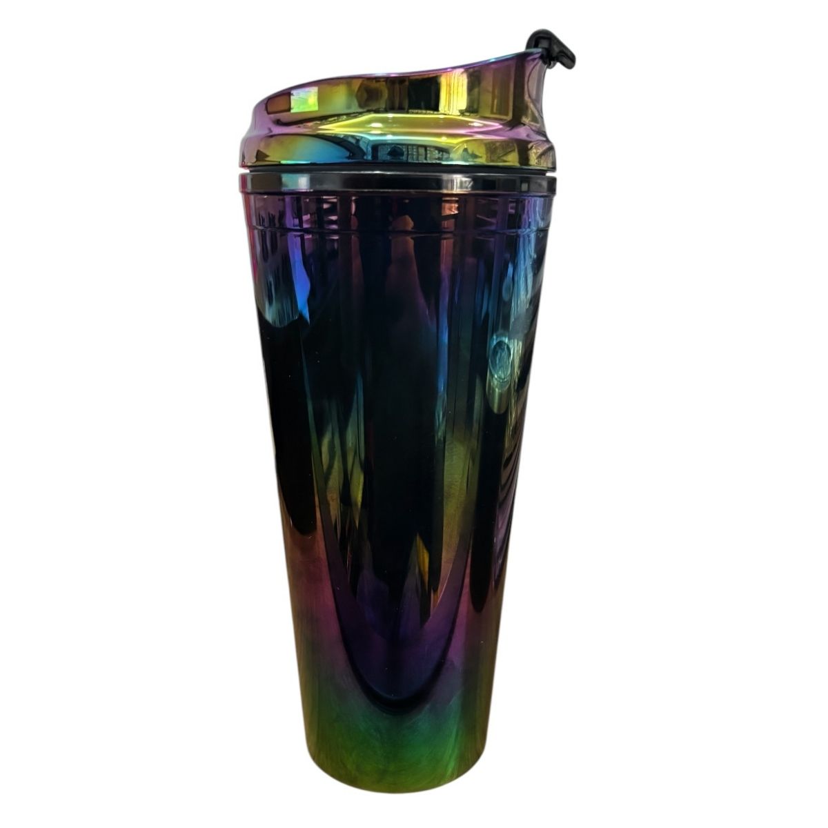 Termo De Acrílico Macarena Brand Con Glitter Multicolor Tornasol Villanas 710 Mililitros