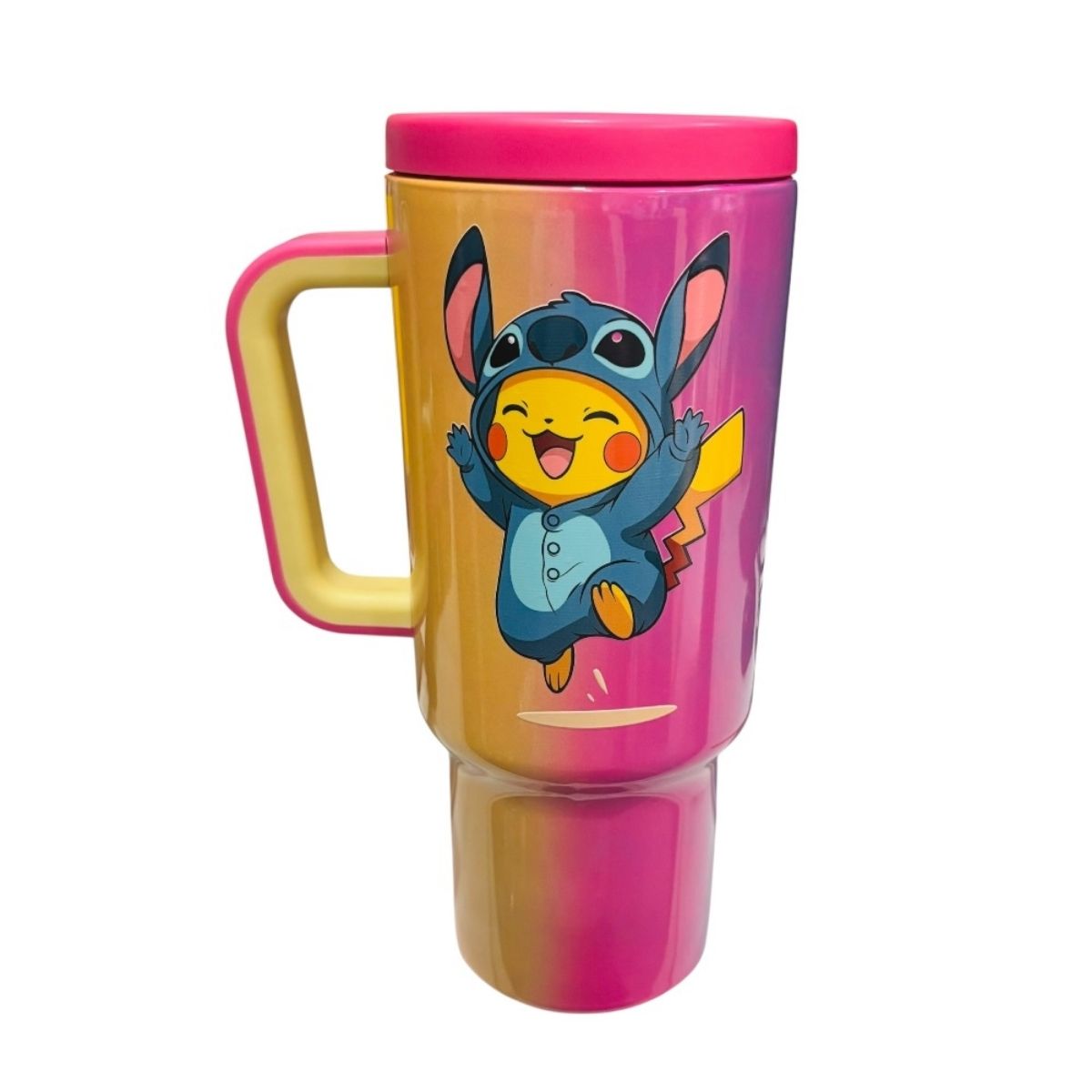 Termo De Acero Inoxidable Multicolor Pikachu 887 ml
