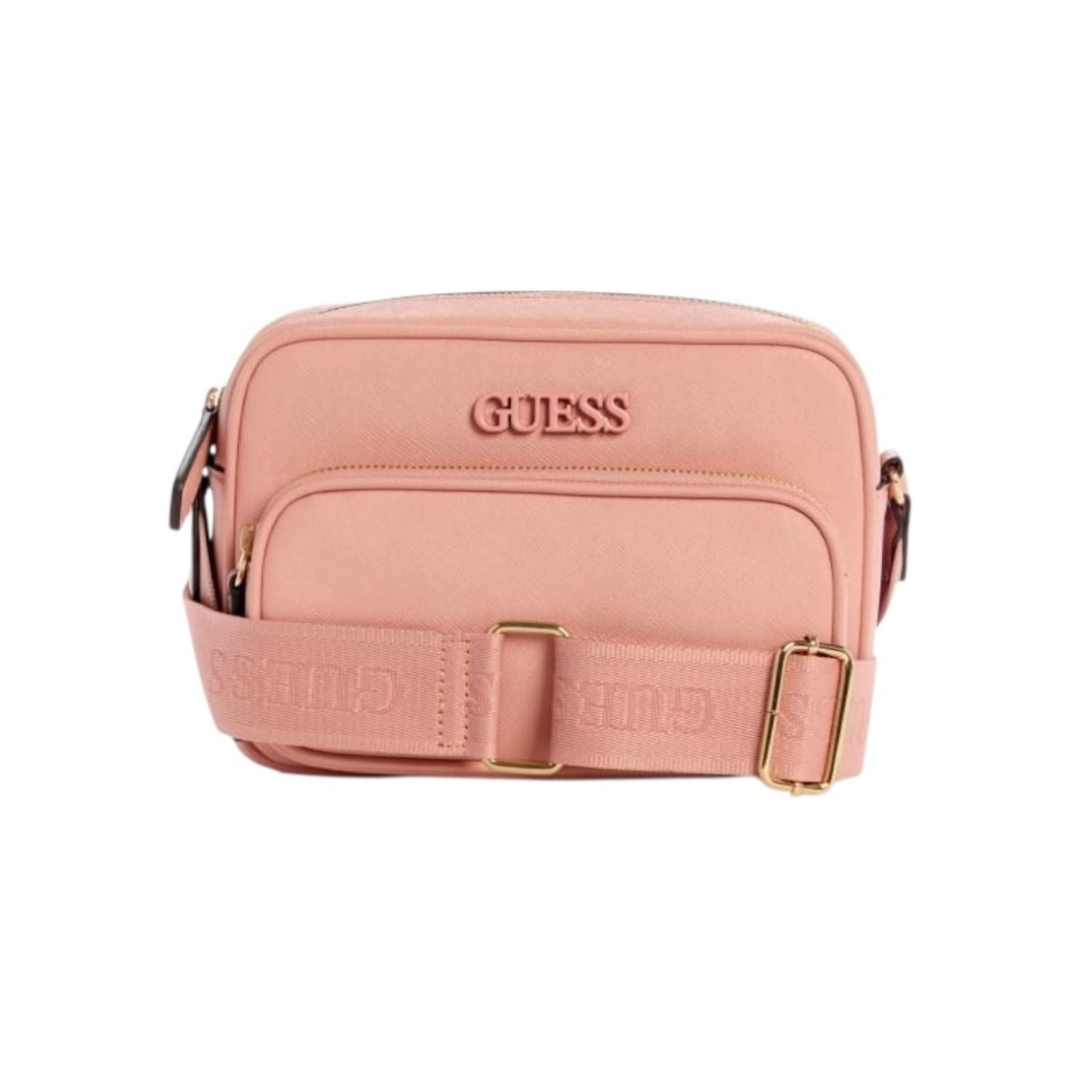 Bolsa Crossbody Guess Zinnia Top Zip Color Rosa