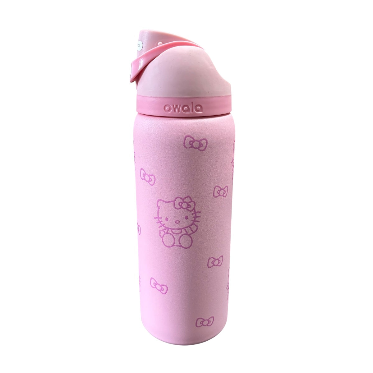 Termo De Acero Inoxidable Owala FreeSip Rosa Hello Kitty 945 Mililitros