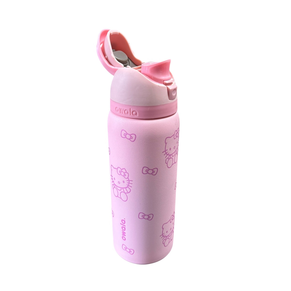 Termo De Acero Inoxidable Owala FreeSip Rosa Hello Kitty 945 Mililitros