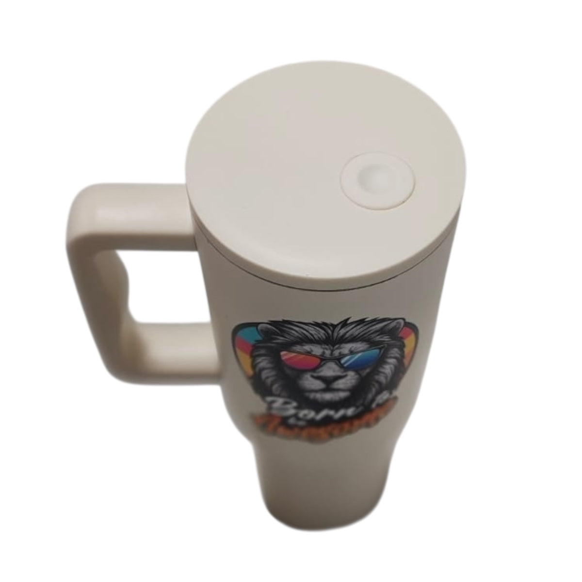 Termo De Acero Inoxidable Blanco Mate León 1.2 Litros