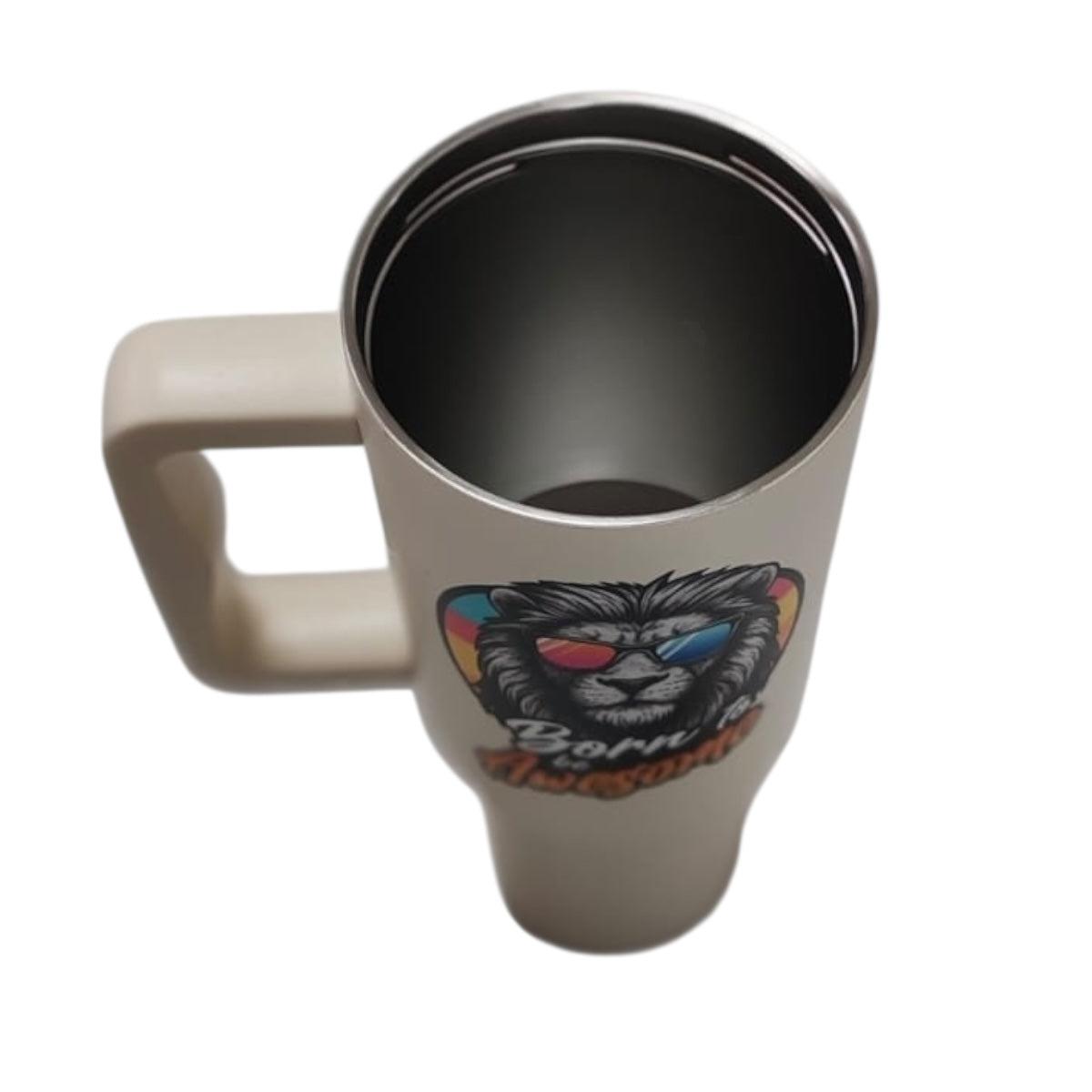 Termo De Acero Inoxidable Blanco Mate León 1.2 Litros