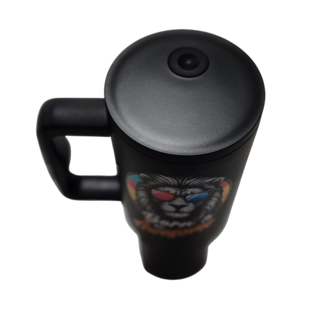 Termo De Acero Inoxidable Negro León 1.2 Litros