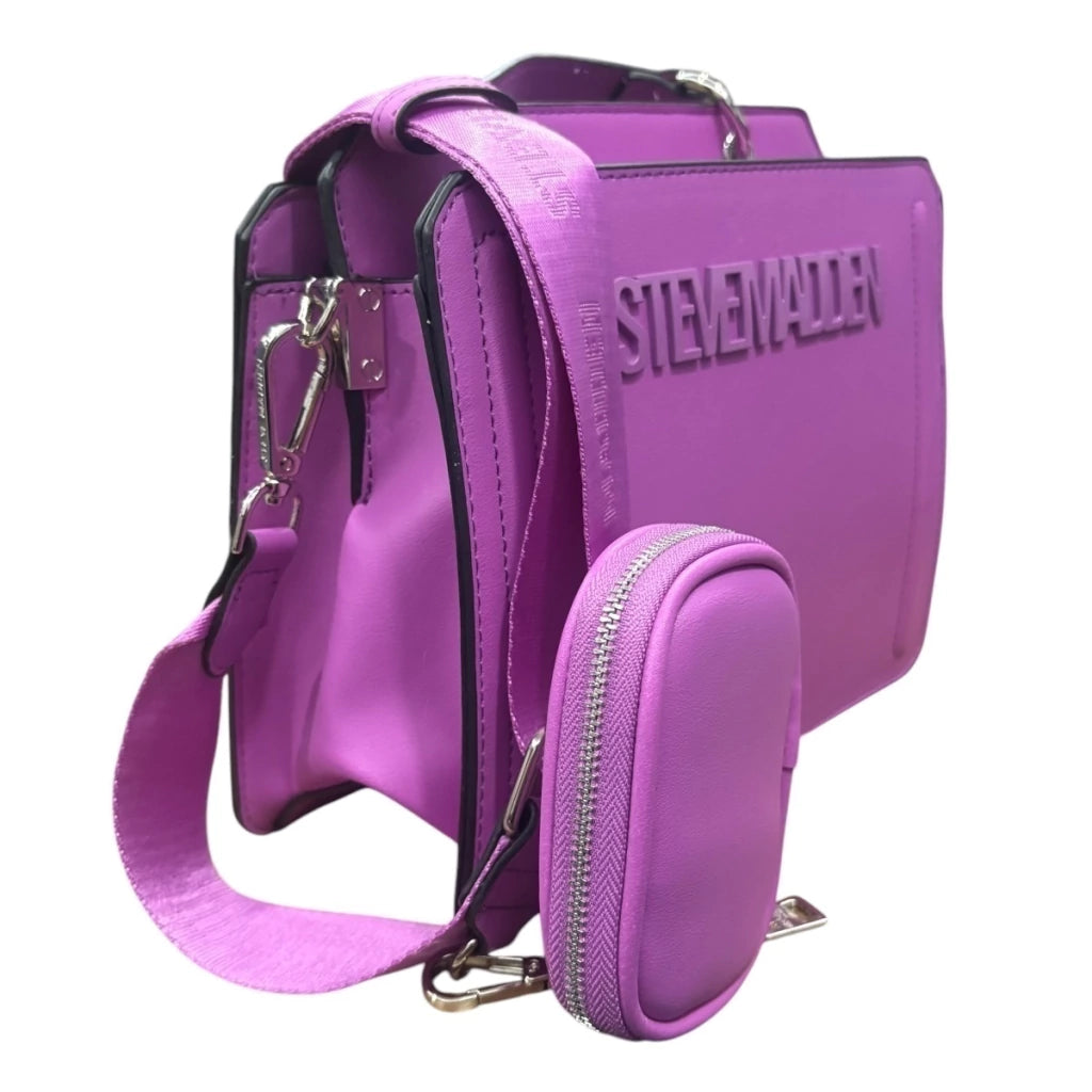 Bolsa Steve Madden Color Magenta Bevelyn Berry Shoulder