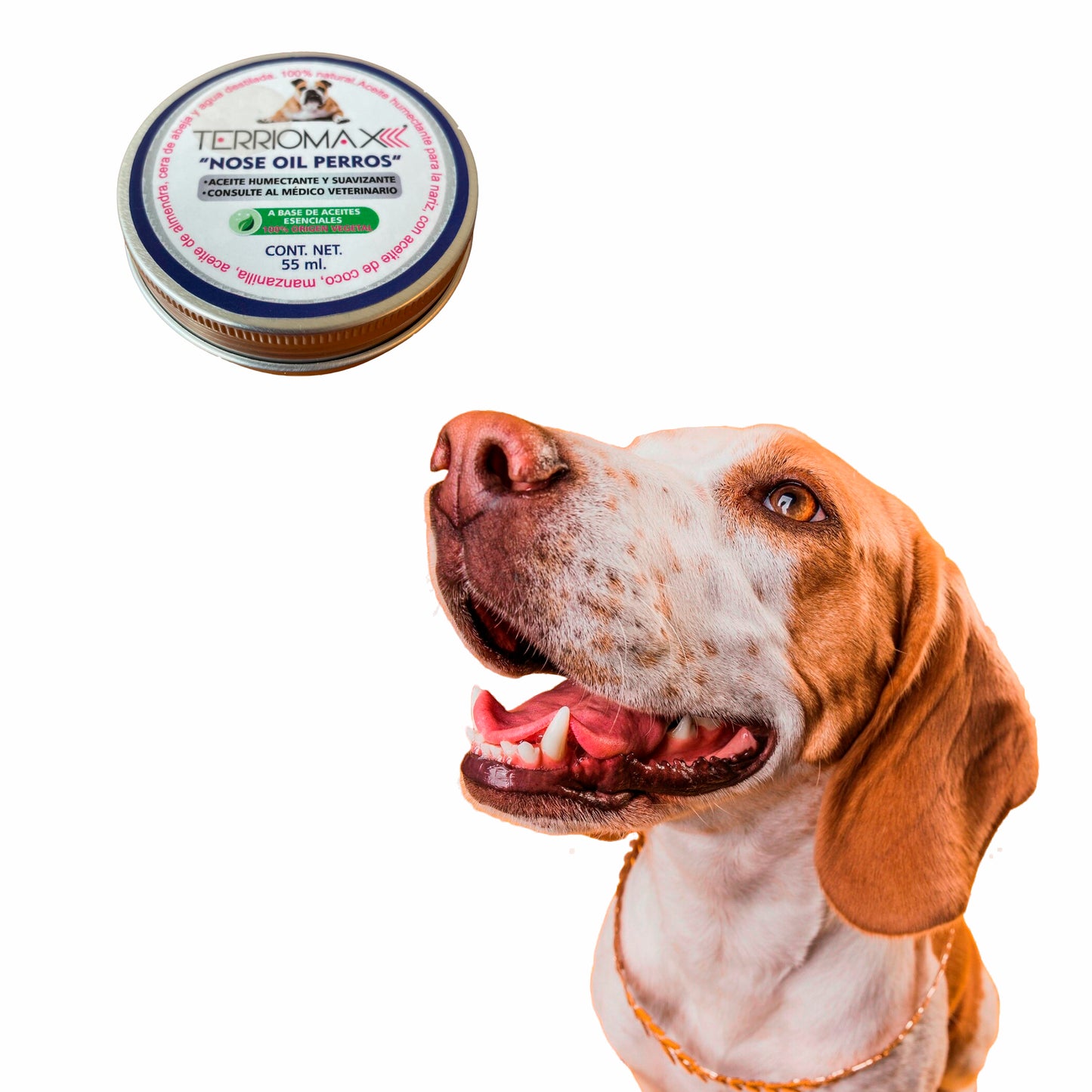 Aceite humectante para nariz de Perro