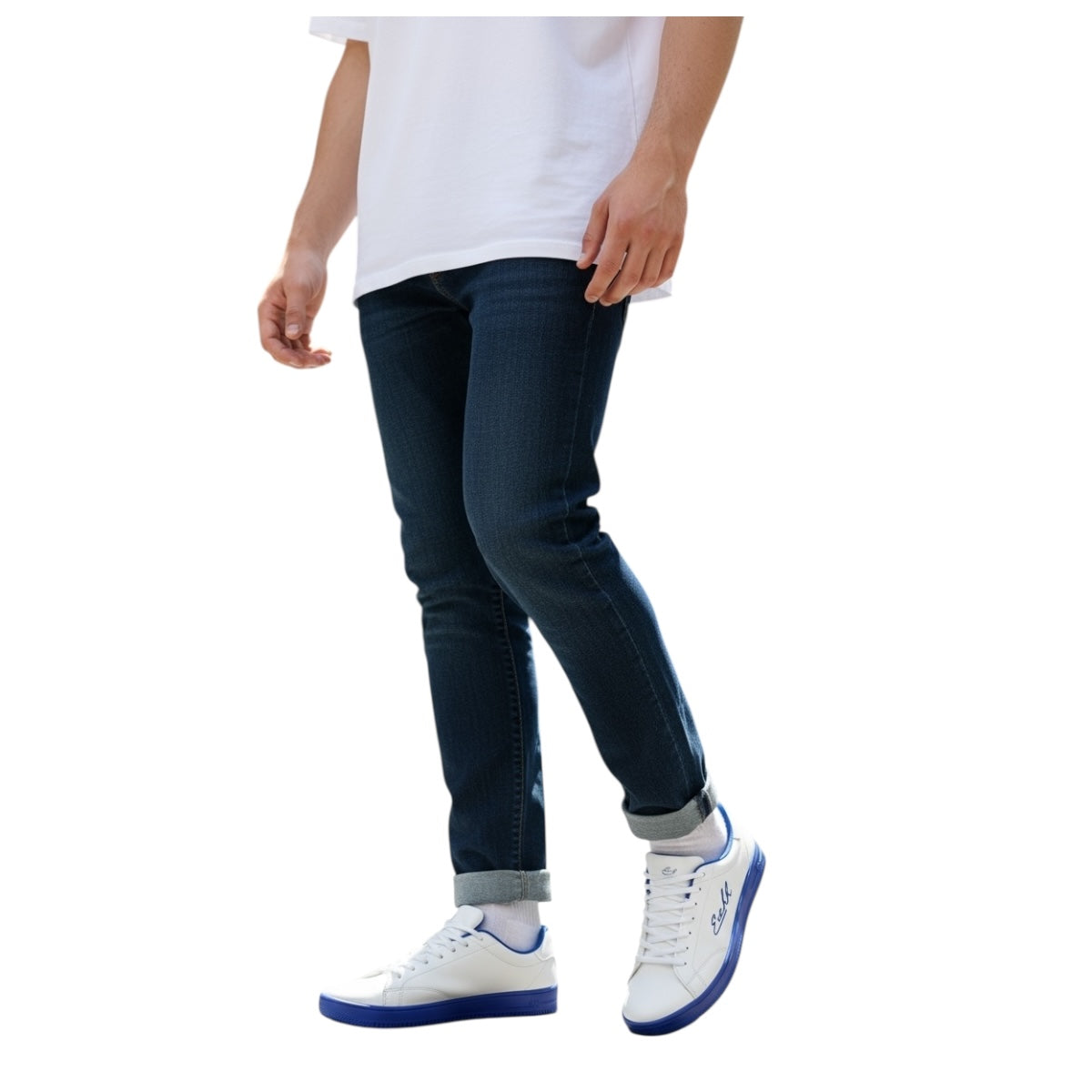 Tenis Casual Hombre Eichh Color Blanco