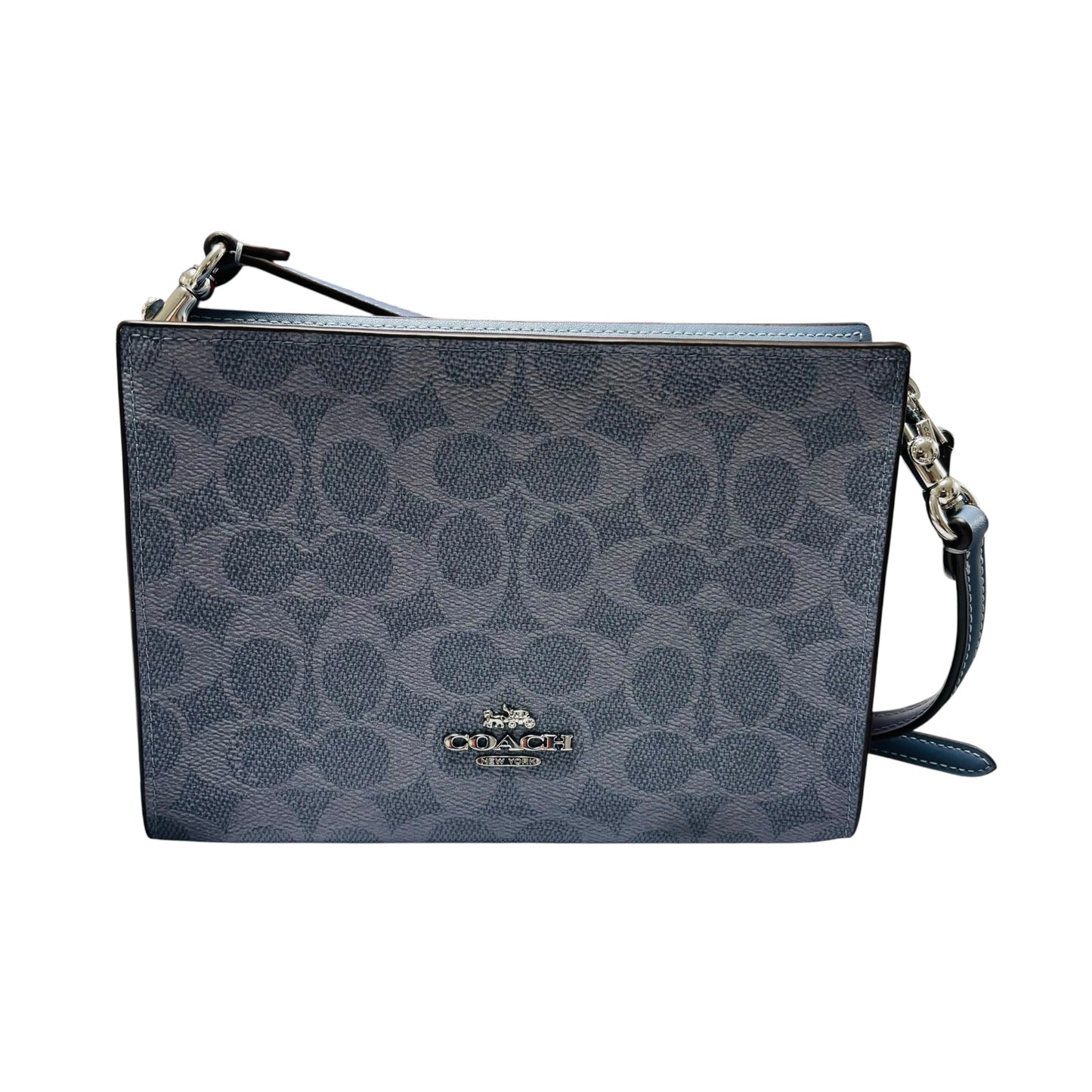 Bolsa Crossbody Coach Color Azul Grey