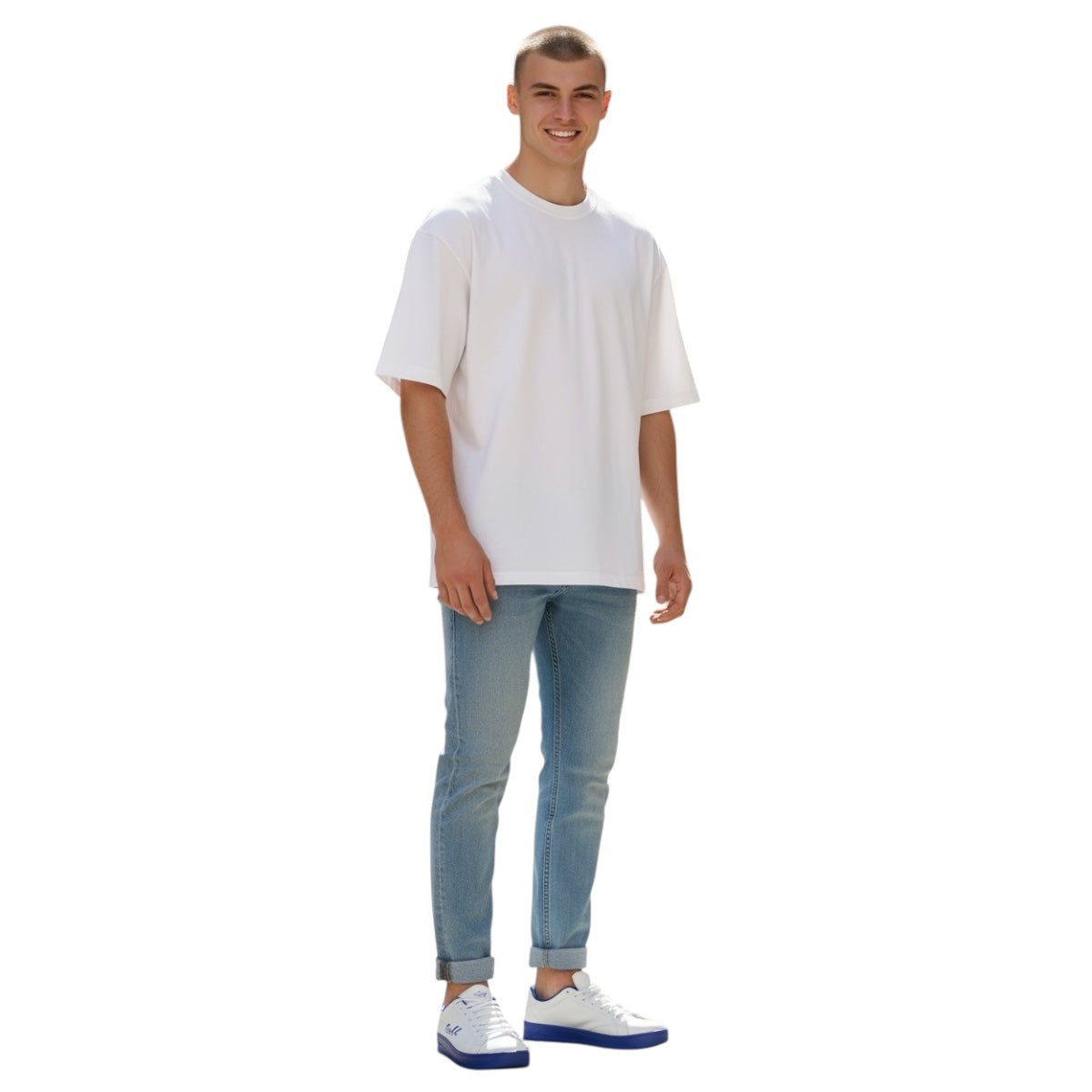 Tenis Casual Hombre Eichh Color Blanco