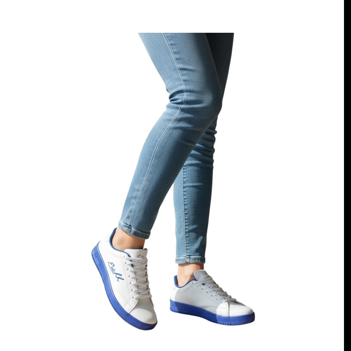 Tenis Casual Mujer Eichh Color Blanco