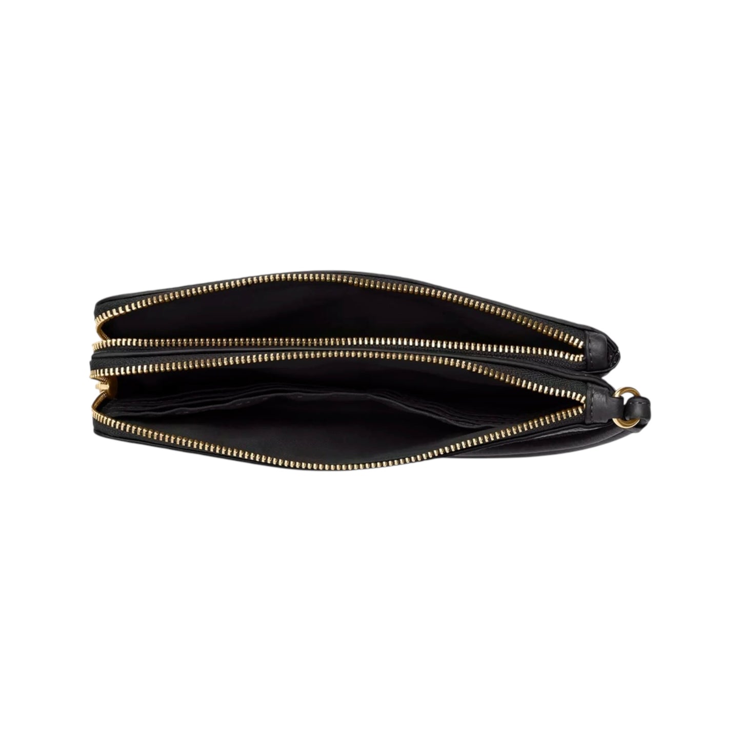 Cartera COACH Doble Zipwristlet Color Café