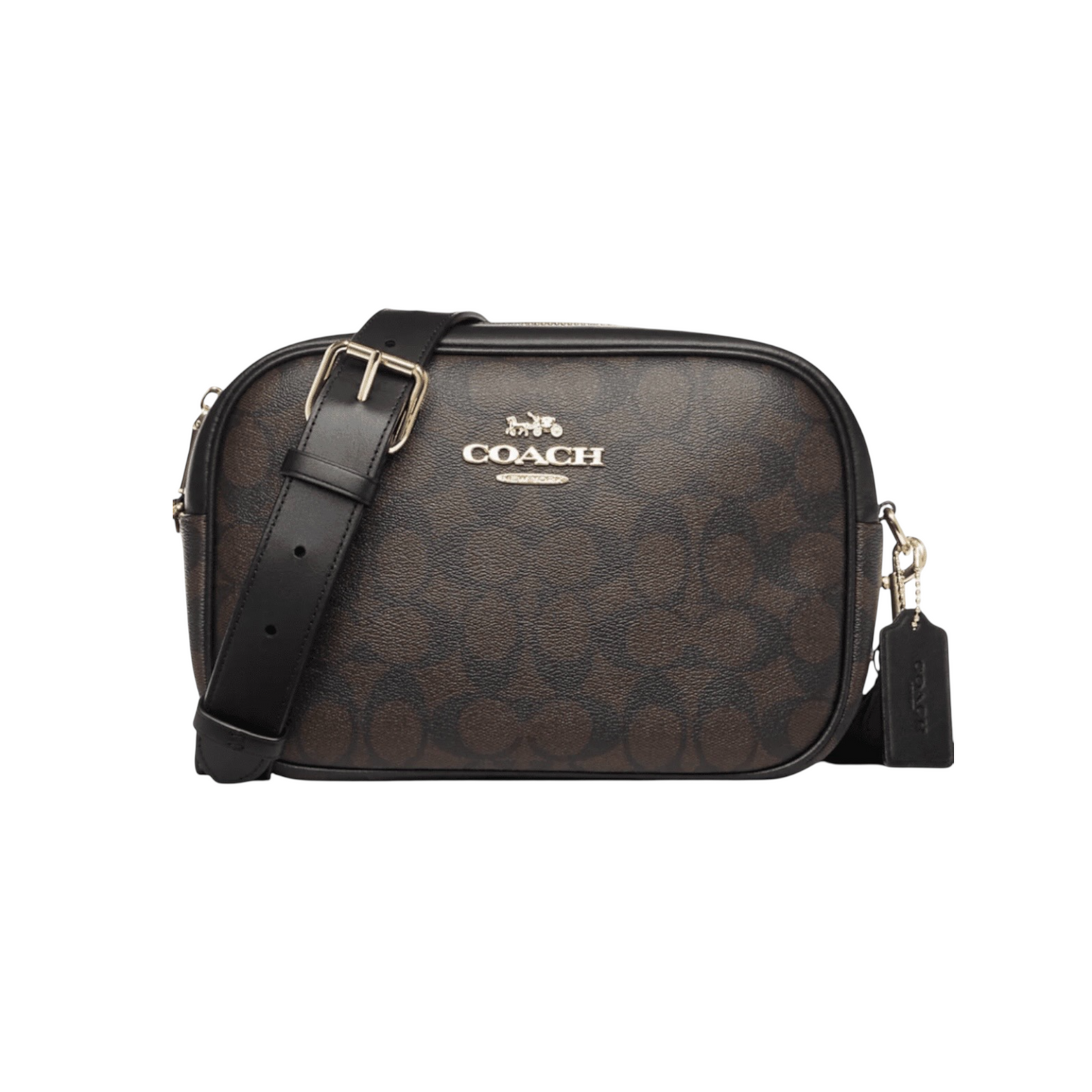 Bolsa Crossbody Mediana Coach Color Café Jaime