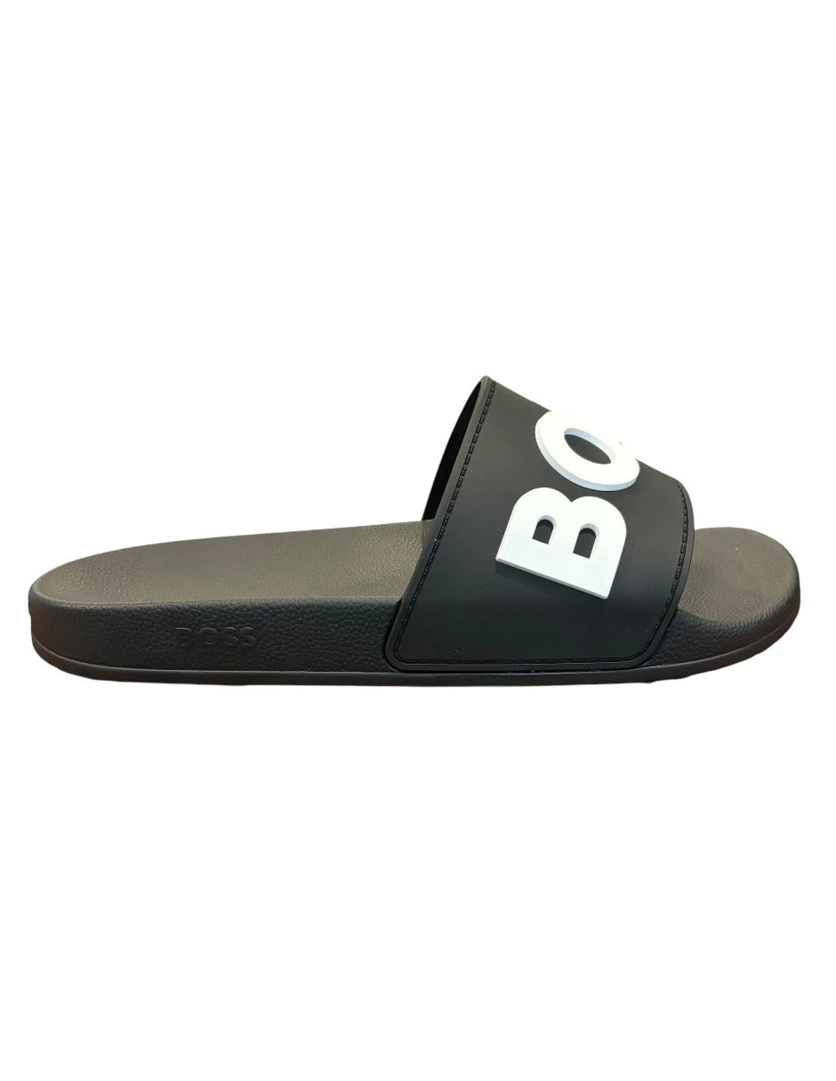 SANDALIAS BOSS POOL SLIDE BLACK