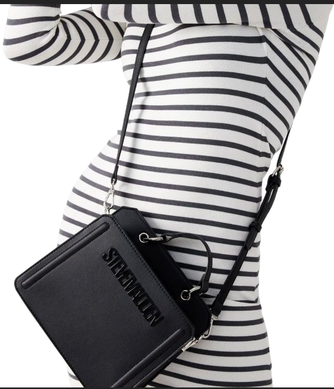 Bolsa Bevelyn Steve Madden color negro Piel 100%