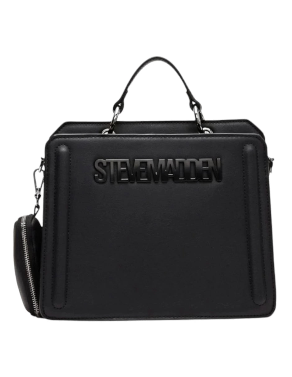 Bolsa Bevelyn Steve Madden color negro Piel 100%