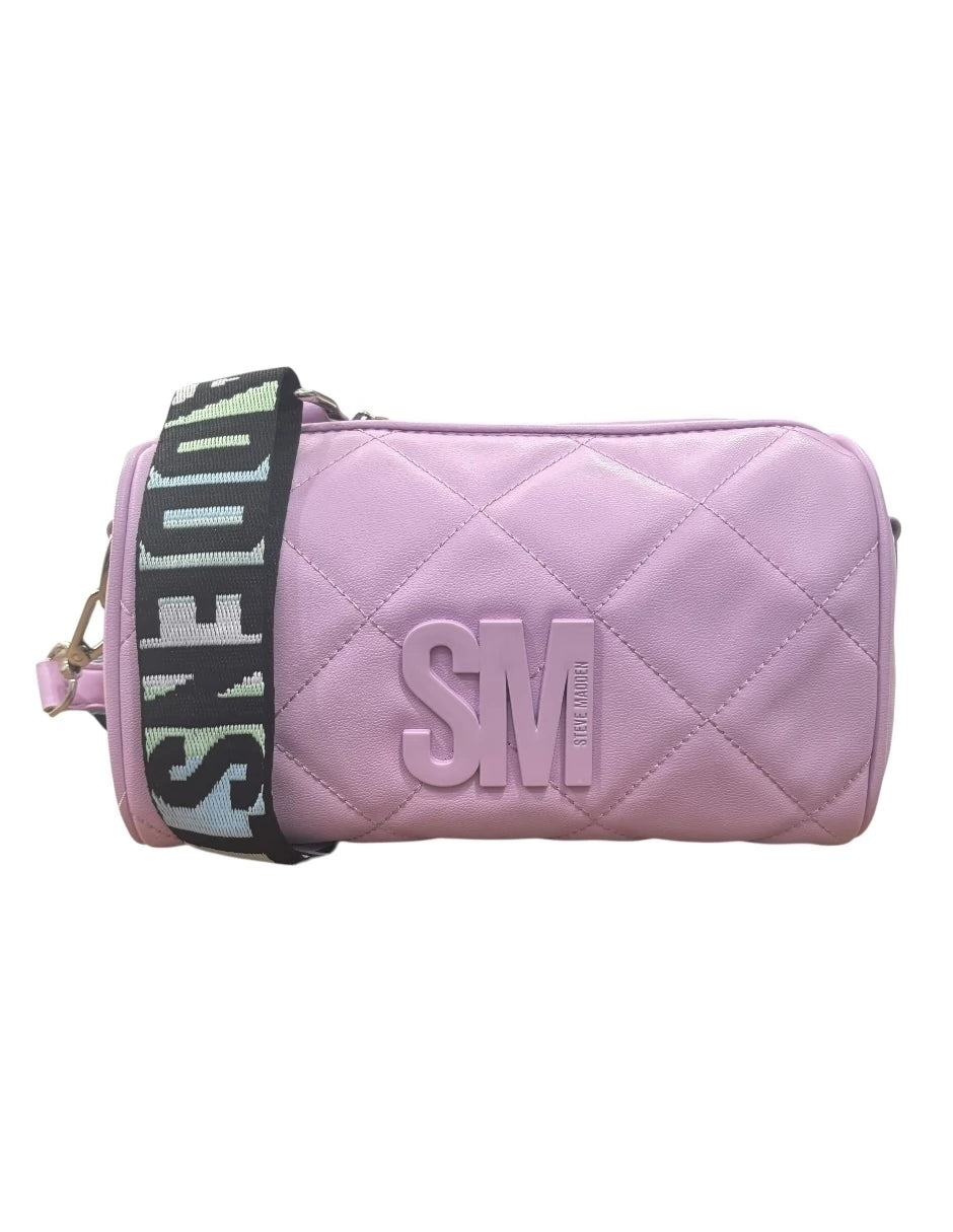 Bolsa Crossbody Steve Madden BGERRI colo lila con dos asas desmontables y ajustables