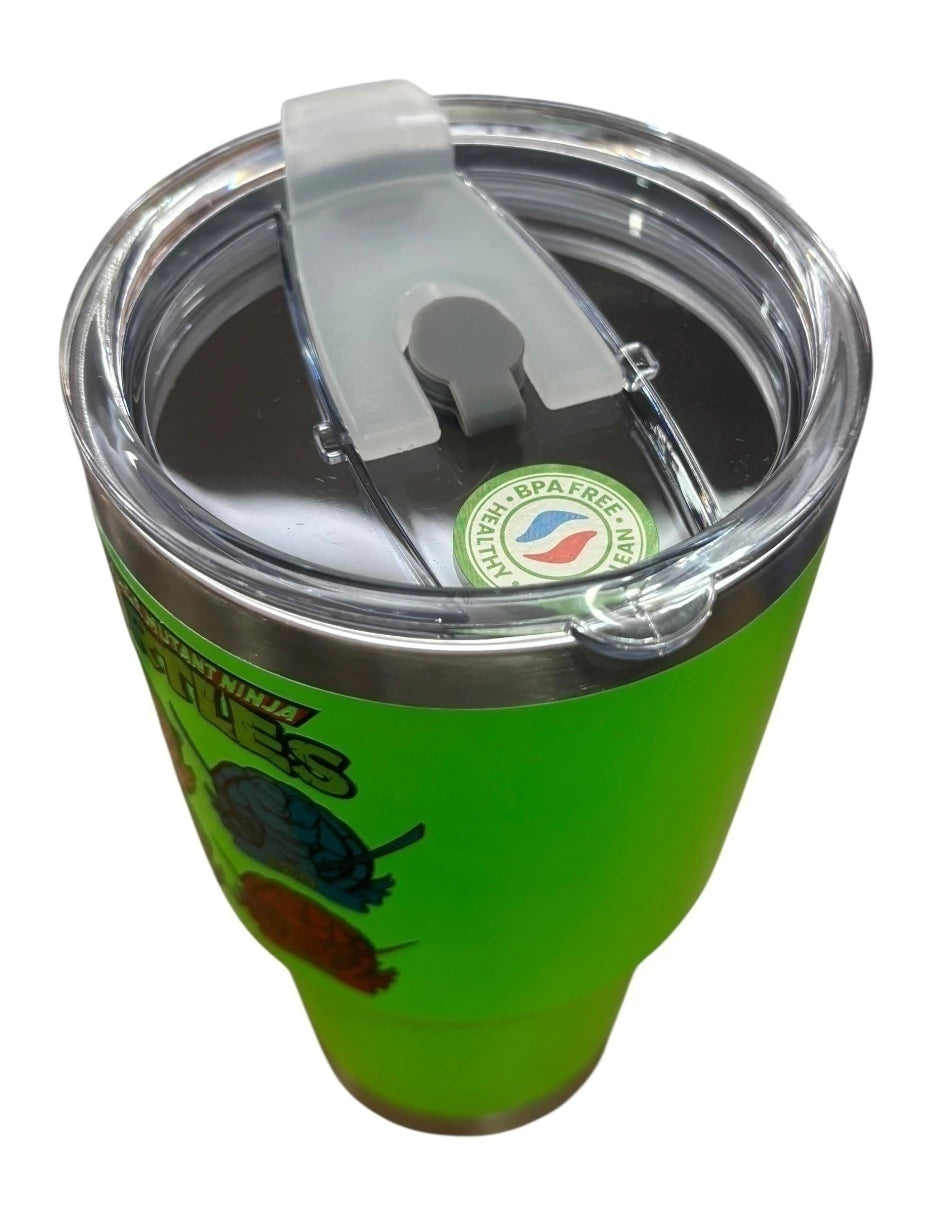 Termo acero inoxidable verde Tortugas ninja