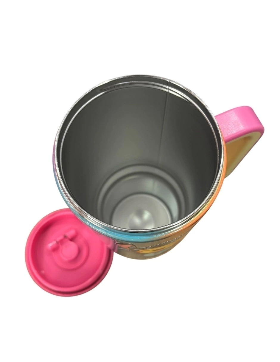 Termo de acero inoxidable multicolor de Pikachu