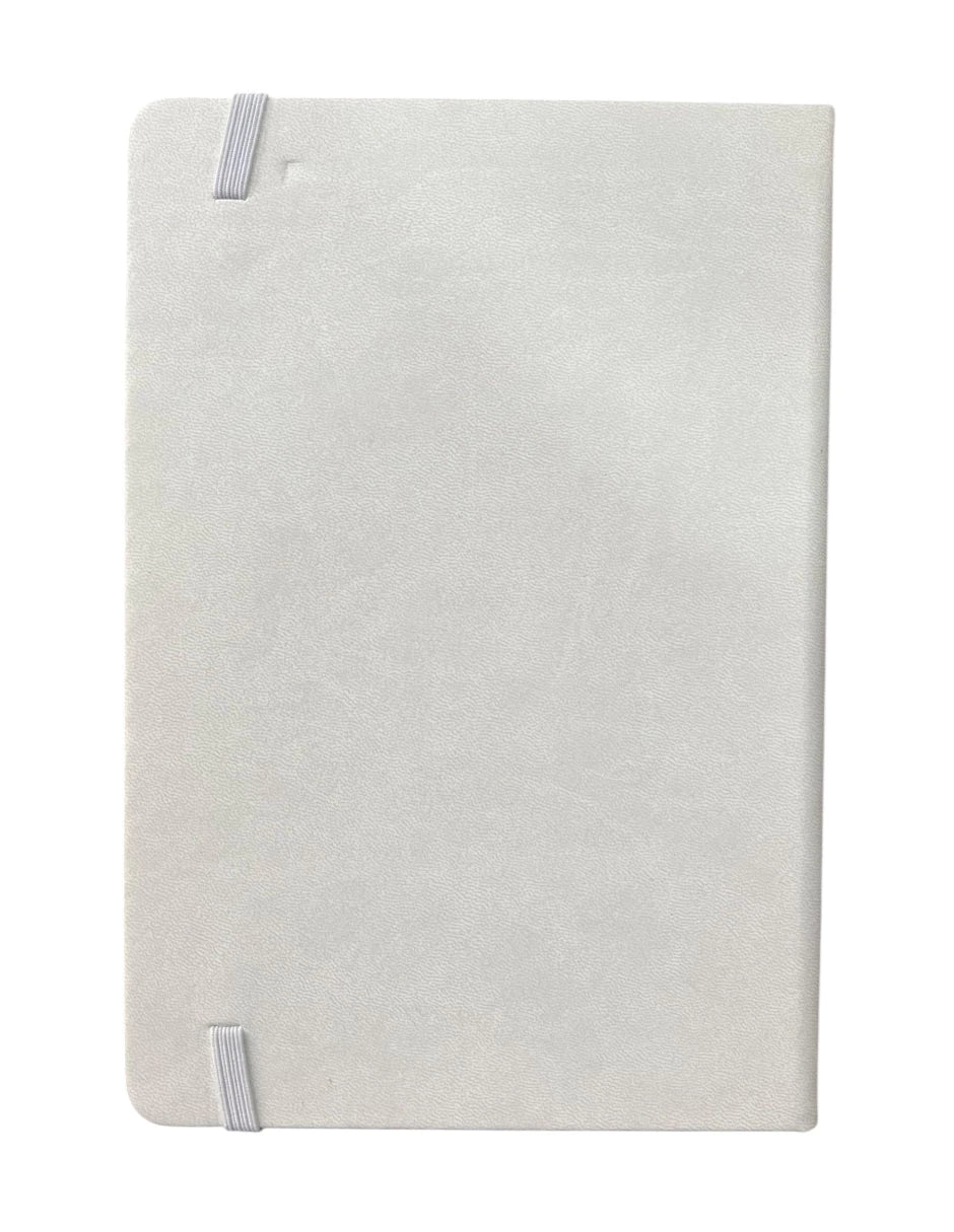 Libreta estilo francés color blanco, hojas rayadas, Bulls de Chicago