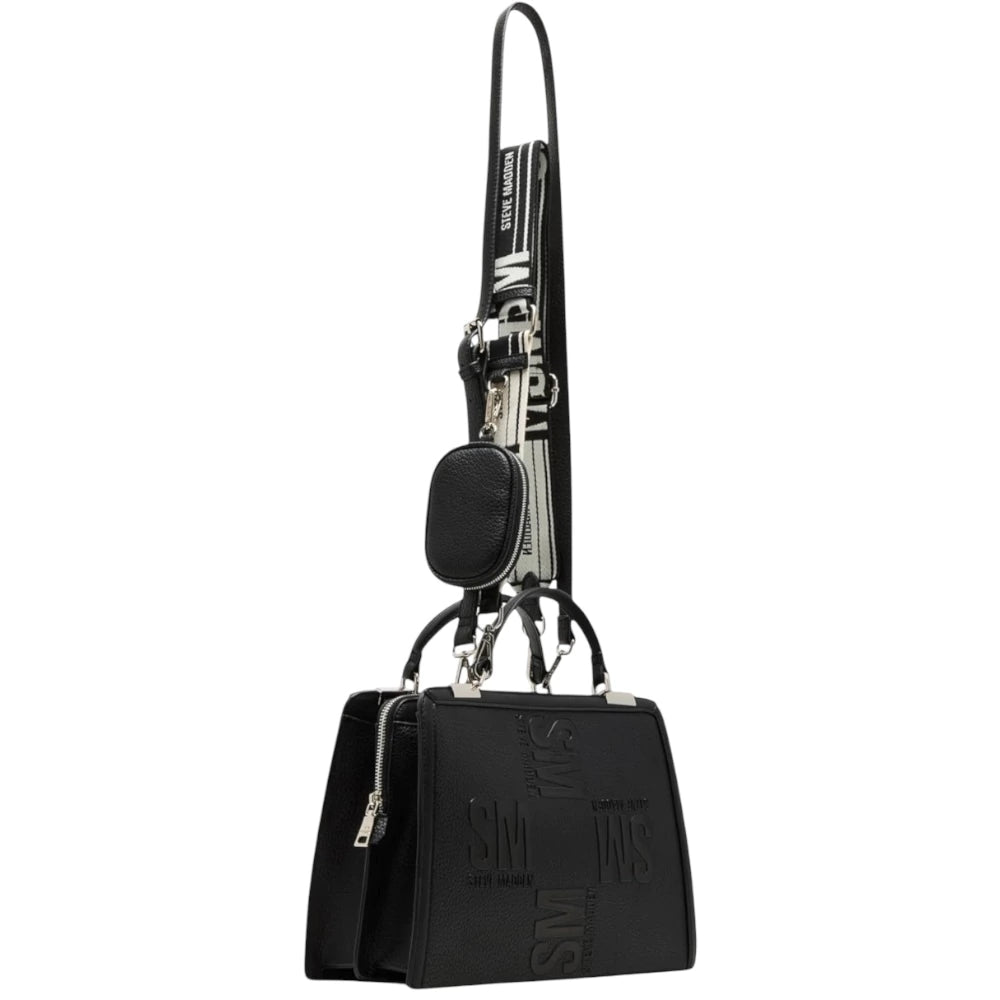 Bolsa Shoulder BMATEO Steve Madden color negro