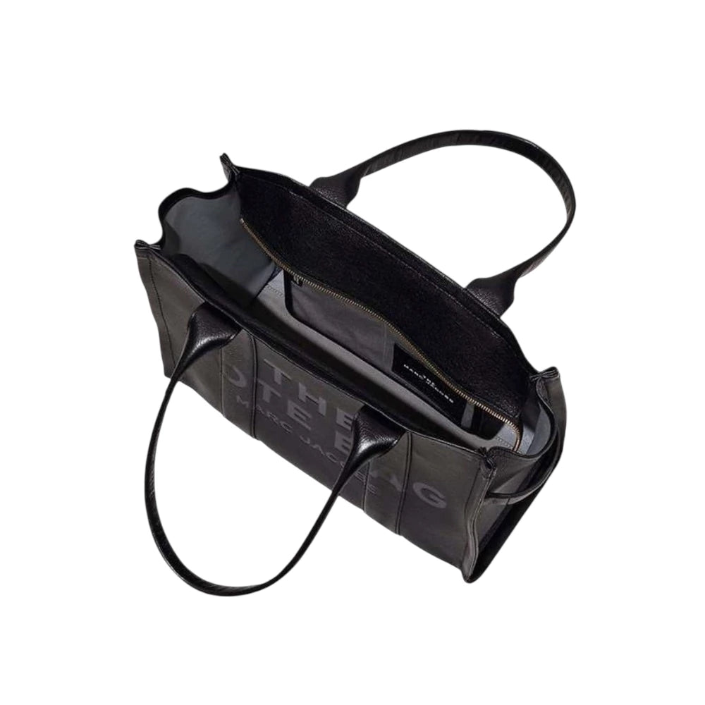 Bolsa Tote de piel color negro Marc Jacobs con asa desmontable y ajustable THE TOTE BAG