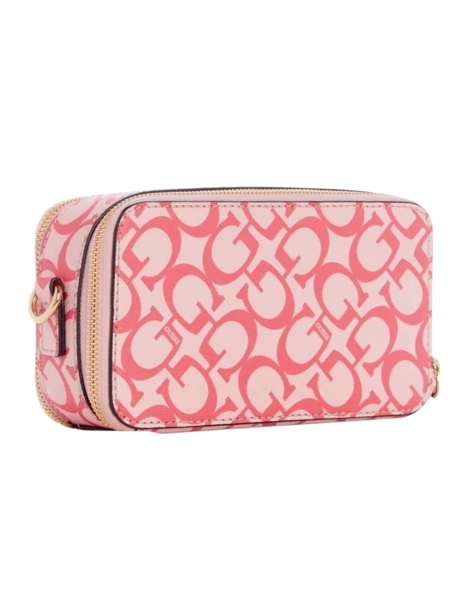 Bolsa Crossbody Mini color rosa Guess