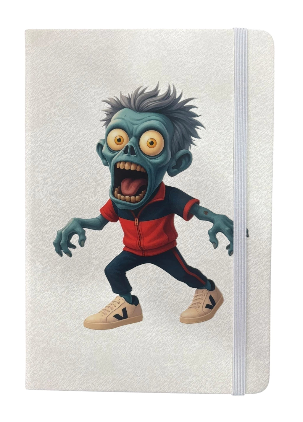 Libreta estilo francés color blanco Zombie Macareno