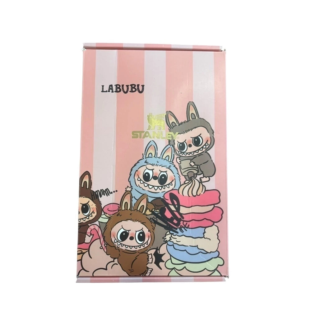 Termo de acero inoxidable Rosa Stanley Edición especial Labubu Quencher