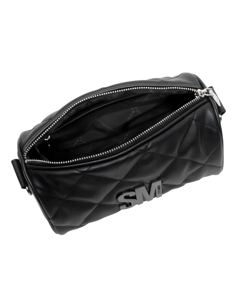 Bolsa Crossbody Steve Madden BGERRI colo negro con dos asas desmontables y ajustables