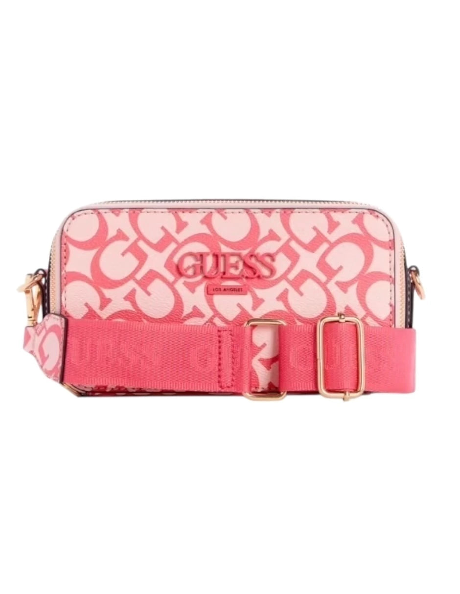 Bolsa Crossbody Mini color rosa Guess