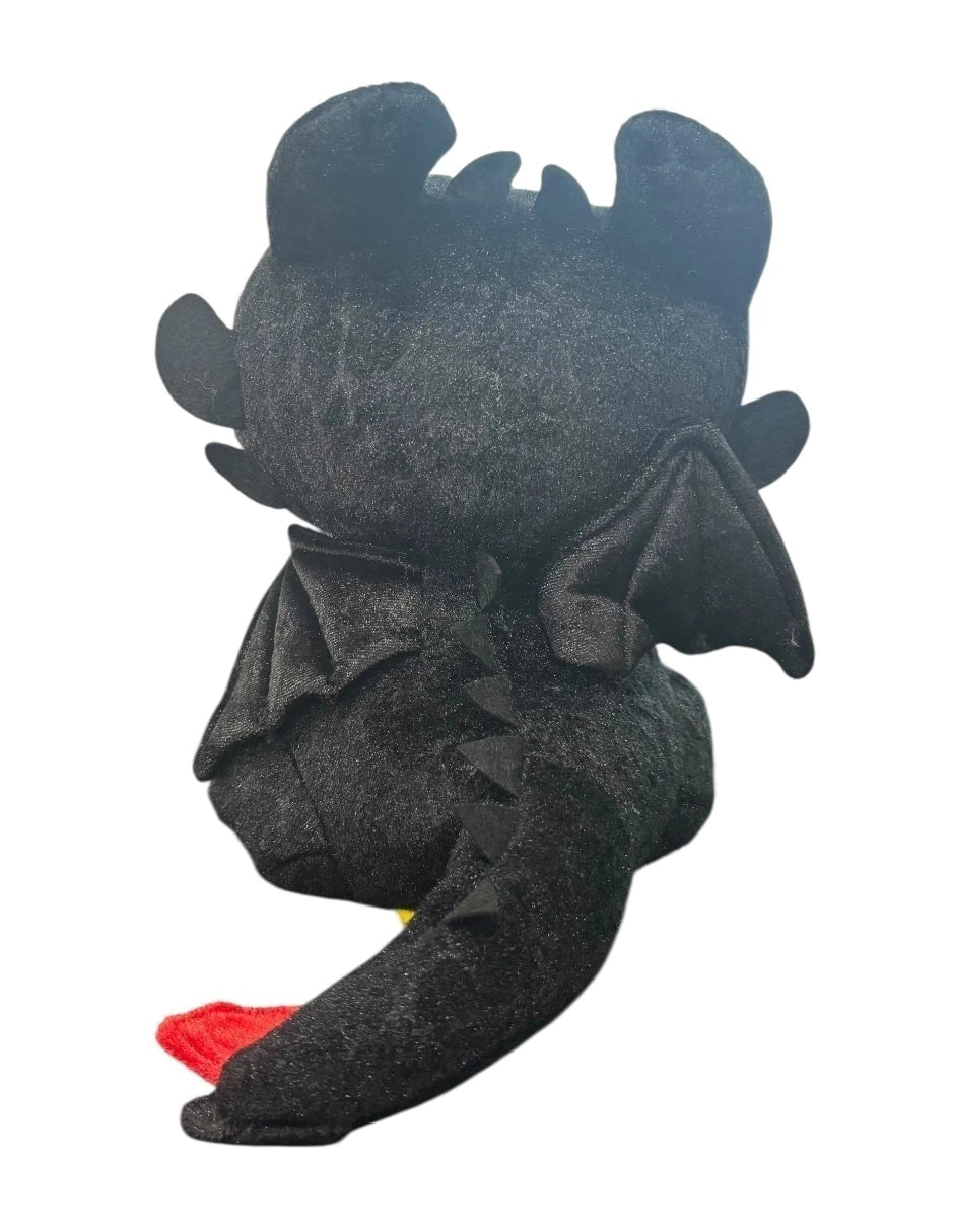 Muñeco de peluche Mini Dragón Chimuelo color negro