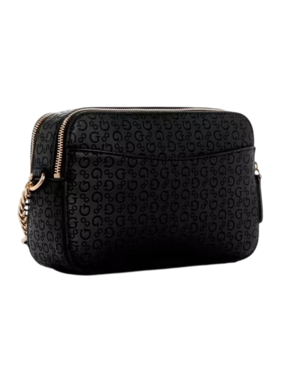Bolsa Crossbody Guess Zakaria mediana con doble cierre