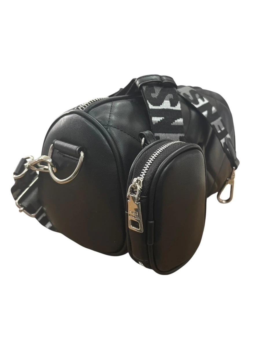 Bolsa Crossbody Steve Madden BGERRI colo negro con dos asas desmontables y ajustables