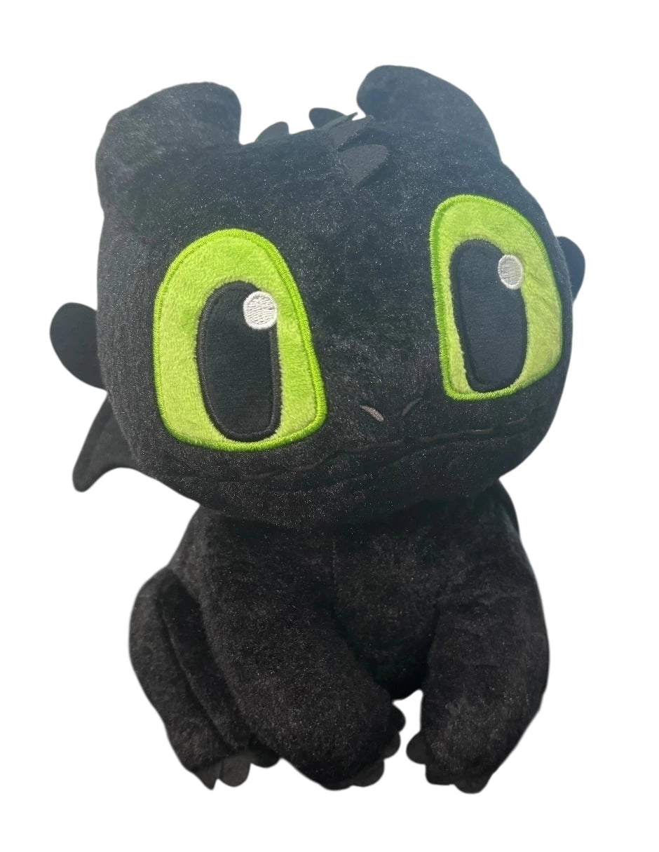 Muñeco de peluche Mini Dragón Chimuelo color negro
