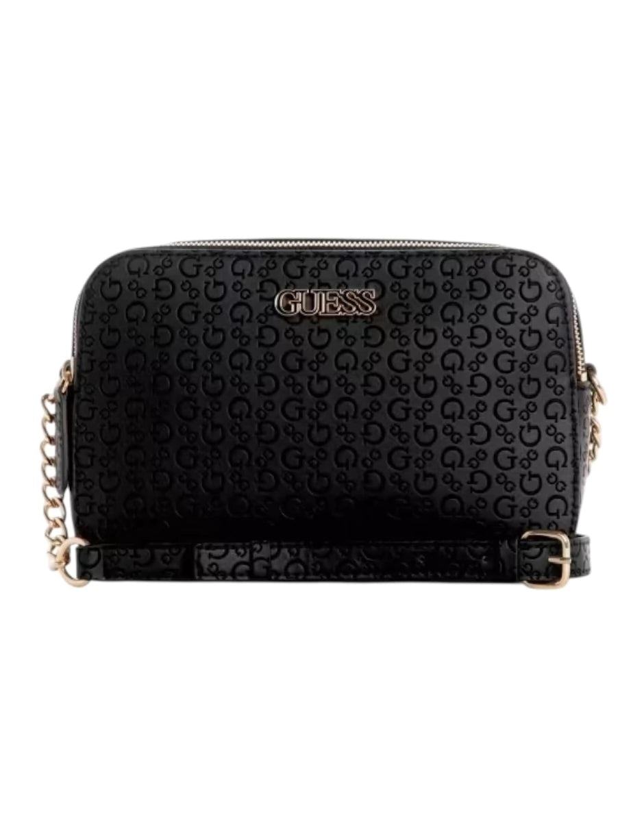Bolsa Crossbody Guess Zakaria mediana con doble cierre